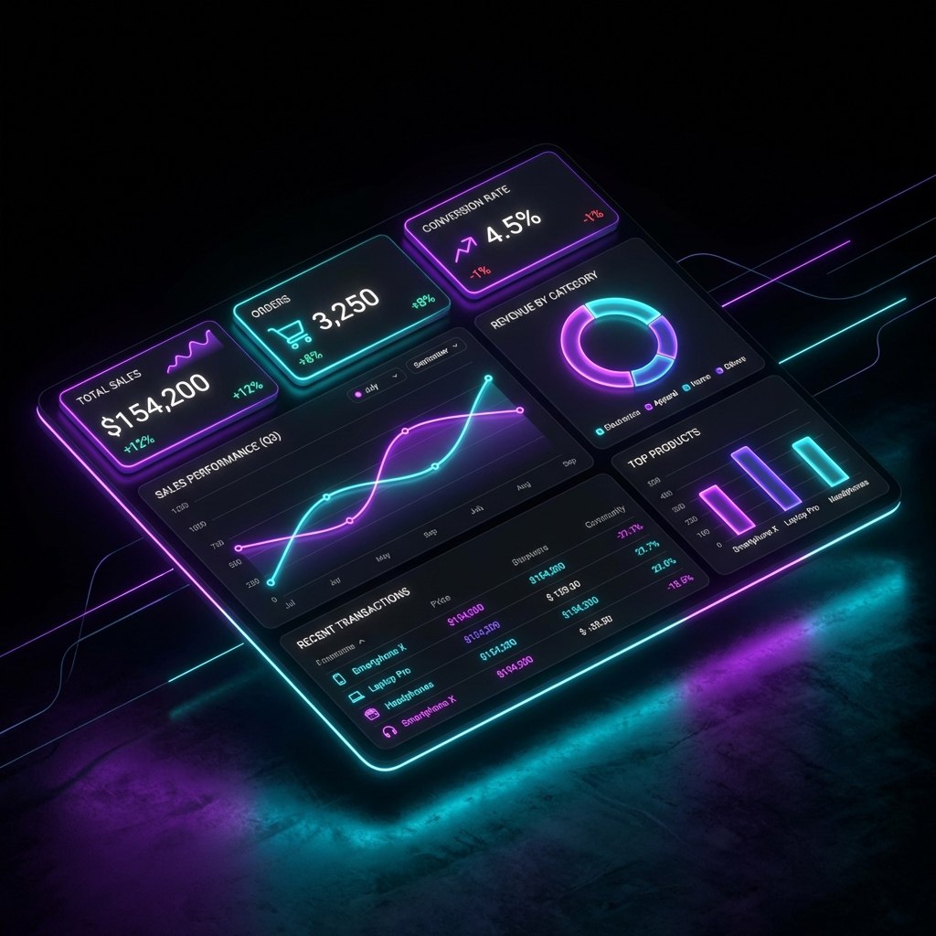 Дашборд интернет-магазина